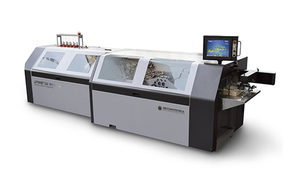 Компания Meccanotecnica представит свой новый цифровой автоматический фальцевально-ниткошвейный автомат UNIVERSE 