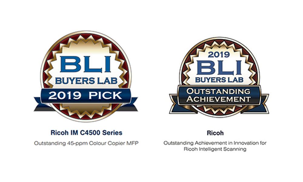 Компания Ricoh Europe получила сразу две награды независимой лаборатории Buyers Lab в категории «Выбор зимнего сезона 2019»