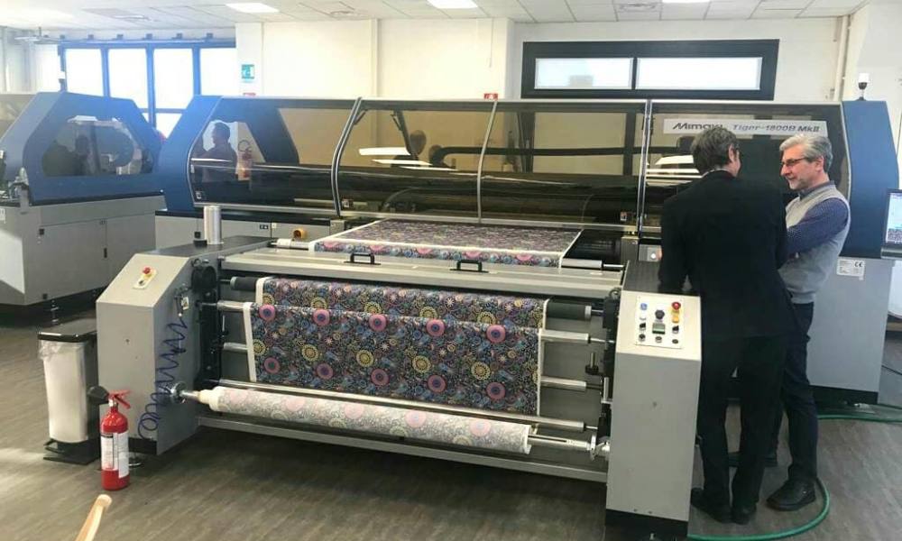 24-25 января 2019 года компания Mimaki Bompan Textile провела в своем офисе в Милане (Италия) крупную презентацию обновленной версии своего промышленного текстильного принтера Tiger-1800В MkII