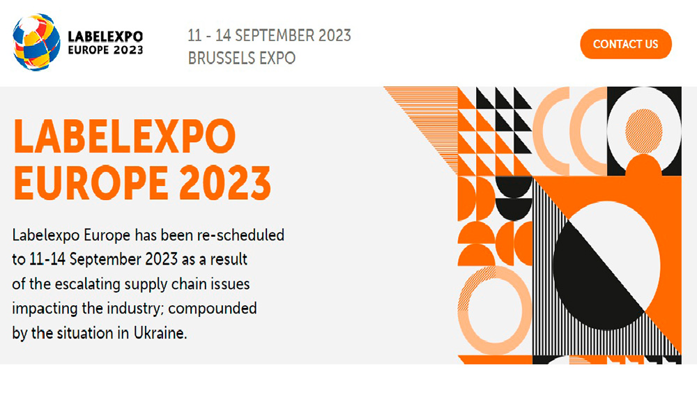 перенос проведения Labelexpo Europe 2022